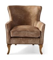 Rivièra Maison Fauteuil 'Cavendish' Pellini, kleur Camel