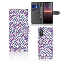 Sony Xperia 10 II Telefoon Hoesje Feathers Color