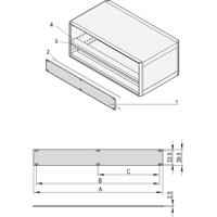 nVent SCHROFF 20850426 Frontpaneel 2 stuk(s)