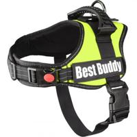 Hondentuig Best Buddy Pluto Neon Groen L 70 - 90 cm x 50 mm Flamingo Groen