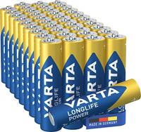 Varta 4903121194 Longlife Power AAA Micro LR03 - Pak van 40 alkalinebatterijen, blauw