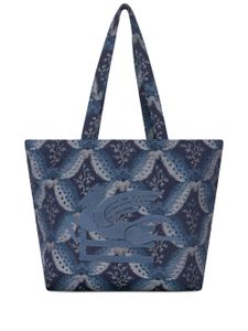 ETRO sac cabas Floralia médium - Bleu