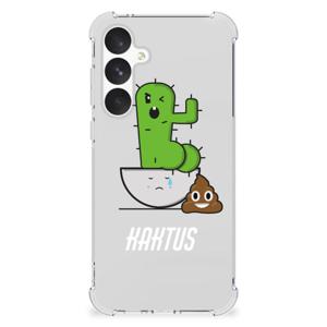 Samsung Galaxy A55 Stevig Bumper Hoesje Cactus Poo