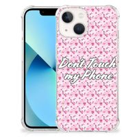 iPhone 13 mini Anti Shock Case Flowers Pink DTMP