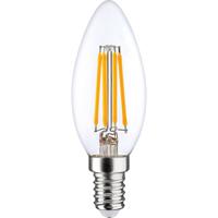 LightMe LM85336 LED-lamp Energielabel E (A - G) E14 Kaars 6.5 W = 60 W Warmwit (Ø x l) 35 mm x 97 mm Niet dimbaar, Filament / Retro-LED 1 stuk(s) - thumbnail