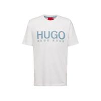 HUGO T-shirt Dolive212 met logo wit