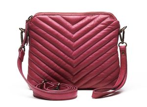 Chabo Bags Venice Padded Schoudertas Fuchsia