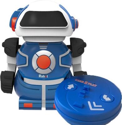 Gear2play RC robot Mini Bot speelfiguur 10 cm blauw in blik Gear2play RC robot Mini Bot speelfiguur 10 cm blauw in blik