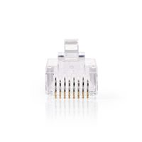 Netwerkconnector | RJ45 (8P8C) Male - 10 Stuks | Transparant [CCGB89304TP]