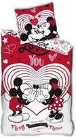 Disney Minnie Mouse Dekbedovertrek Love You- 140 x 200 cm - Polyester - thumbnail