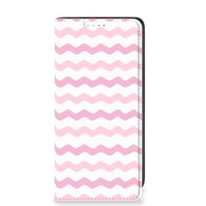 Samsung Galaxy A41 Hoesje met Magneet Waves Roze