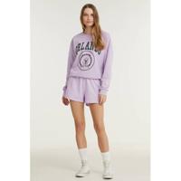 ONLY sweater met printopdruk lila