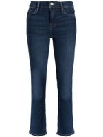 FRAME straight-leg cropped jeans - Bleu