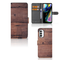 Motorola Moto G52 | Moto G82 Book Style Case Old Wood - thumbnail