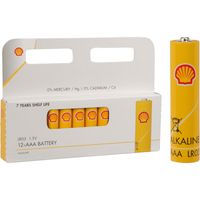 Batterijen Shell - AAA type - 12x stuks - Alkaline - thumbnail