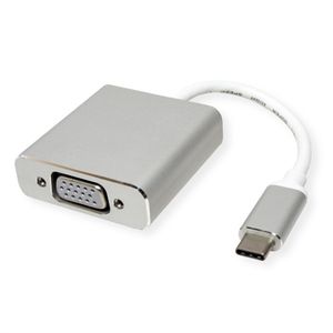 ROLINE 12033203 USB grafische adapter 1920 x 1080 Pixels Zilver