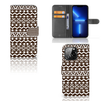 iPhone 13 Pro Telefoon Hoesje Aztec Brown