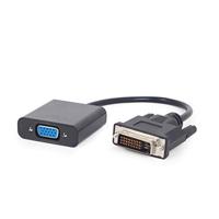 Gembird a-dvid-vgaf-01 0,2 m DVI-D VGA (D-Sub) zwarte videokabeladapter – videokabeladapters (0,2 m, DVI-D, VGA (D-Sub), Mannelijk, Vrouwelijk, Zwart)