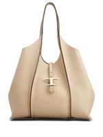 Tod's T Timeless leather tote bag - Tons neutres