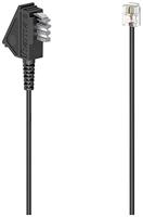 Hama 00201110 Verlängerungskabel Modular-Stecker 6p6c zu Modular-Buchse 6p6c, 6m