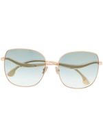 Jimmy Choo Eyewear lunettes de soleil à monture oversize - Or