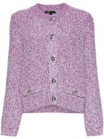 Maje cardigan à sequins - Rose