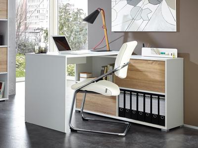 Hoekbureau LEA sonoma/wit