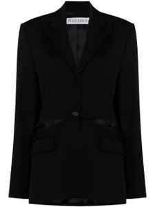 JW Anderson blazer oversize à détails de découpes - Noir