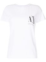 Armani Exchange t-shirt à logo imprimé - Blanc