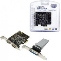 LogiLink PC0033 PCIe uitbreidingskaart 2x serial 1x parallel - thumbnail