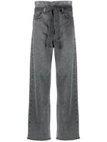 Société Anonyme jean court Gheripsa à taille nouée - Gris