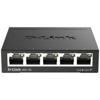 D-Link DGS-105 Unmanaged L2 Gigabit Ethernet (10/100/1000) Zwart - thumbnail