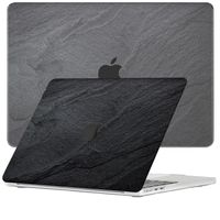 Lunso MacBook Air 13 inch M2/M3 (2022-2024) cover hoes - case - Black Stone - thumbnail