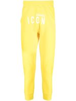 DSQUARED2 pantalon de jogging à imprimé Icon - Jaune