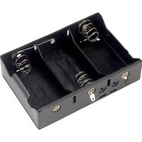 TRU COMPONENTS BH-131D batterijhouder 3x mono (D) soldeeraansluiting