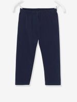 Legging meisje tot halverwege de kuit marine grijs