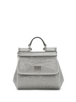 Dolce & Gabbana mini sac à main Sicily satiné KIM DOLCE&GABBANA - Argent