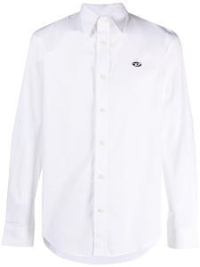 Diesel S-Benny-A logo-appliqué shirt - Blanc