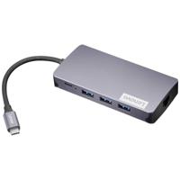 Lenovo GX91M73946 laptop dock & poortreplicator Bedraad USB 3.2 Gen 1 (3.1 Gen 1) Type-C Grijs - thumbnail