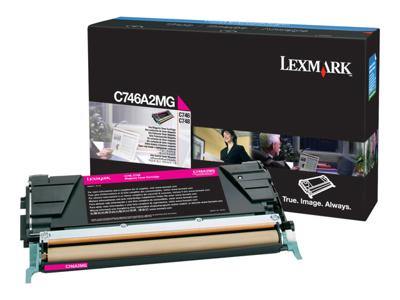 Lexmark C746A1MG tonercartridge Origineel Magenta 1 stuk(s) Lexmark C746A1MG tonercartridge Origineel Magenta 1 stuk(s)
