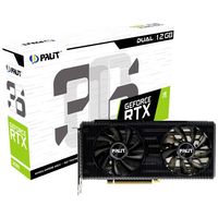 Palit Nvidia GeForce RTX 3060 Videokaart Dual 12 GB GDDR6-RAM PCIe x16 PCIe 4.0 x16, HDMI, DisplayPort - thumbnail