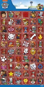 Paw Patrol Stickervel Rood