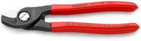 Knipex 95 11 165 95 11 165 Kabelschaar Geschikt voor (striptechniek) Aluminium- en koperkabel, een- en meerdraads 15 mm 50 mm² 0