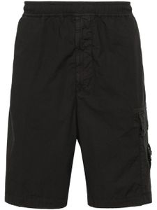 Stone Island Compass-motif track shorts - Noir