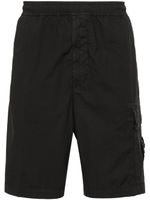 Stone Island Compass-motif track shorts - Noir - thumbnail