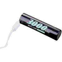 Soshine 18650USB-3.7-3000 Oplaadbare batterij (micro-USB) 18650 Li-ion 3.6 V 3000 mAh - thumbnail