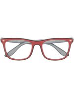 Ray-Ban lunettes de vue à monture rectangulaire - Rouge - thumbnail