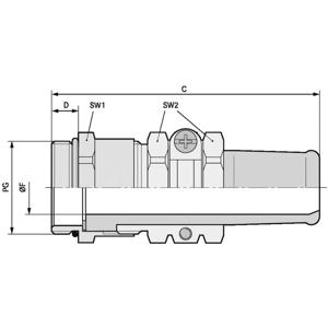 LAPP 52023625 Wartel PG16 Messing Messing 10 stuk(s)