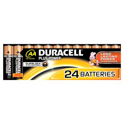 Duracell Plus Power AA batterij (penlite) Alkaline 1.5 V 24 stuk(s)