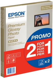 Epson Premium Glossy Photo Paper - A4 - 2x 15 Vellen